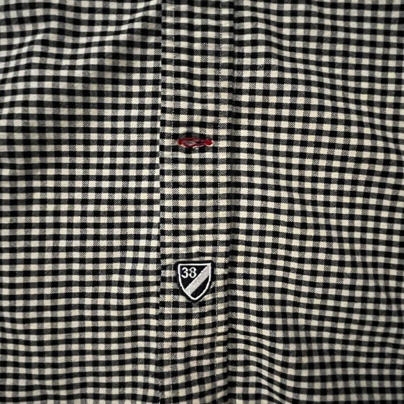 Cremieux Classics button up shirt. Black and white - Picture 3 of 4